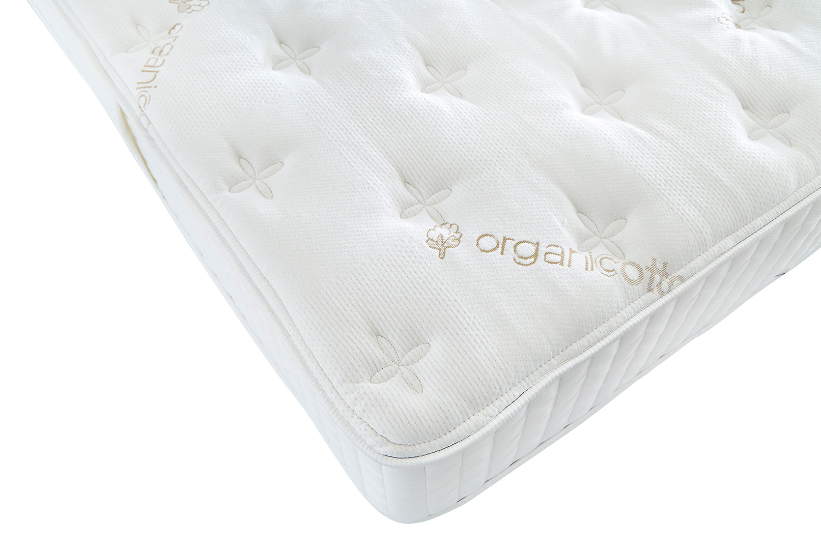 Orthopedic Hand-Tufted Memory Foam & Innerspring Hybrid Mattress – White - Image 4