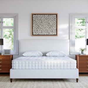 Alternative view of Orthopedic Hand-Tufted Memory Foam & Innerspring Hybrid Mattress – White