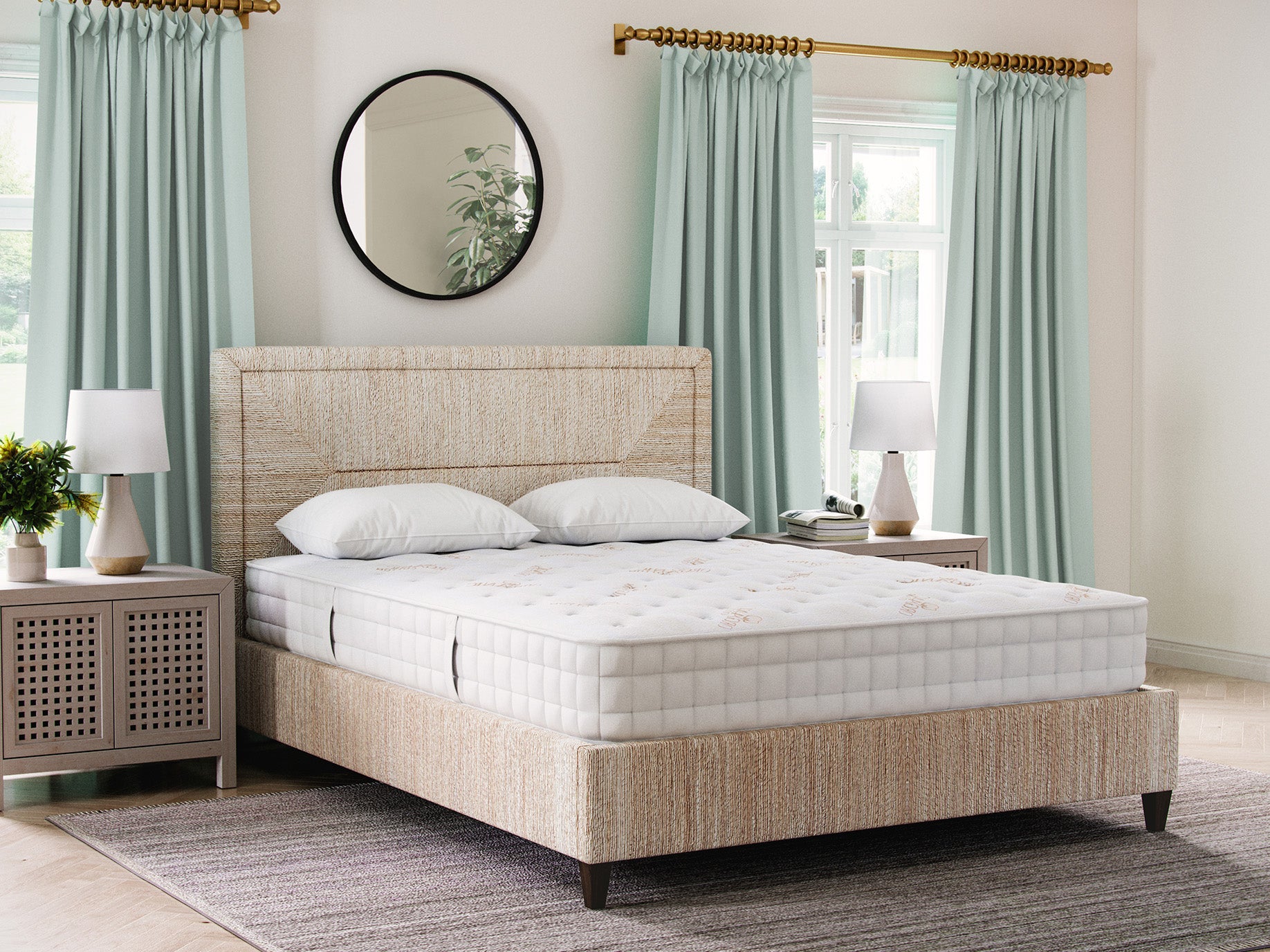 Mattress King Signature Deep-Tufted Hybrid Mattress – Motion-Zero Sleep Surface