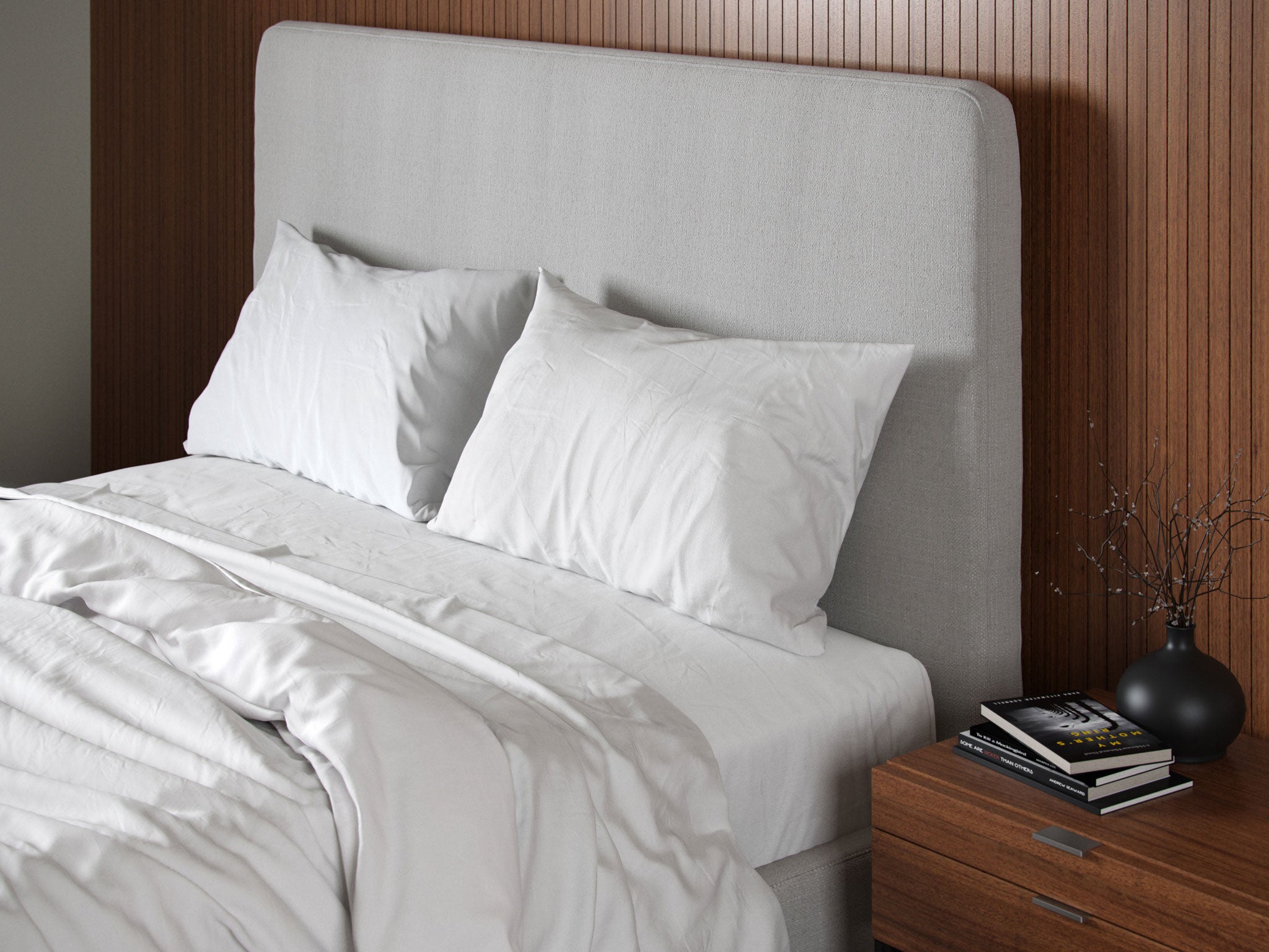 Mattress King Modern Comfort Sleep Bundle – High-Density Mattress with Ergonomic Bed Pillows